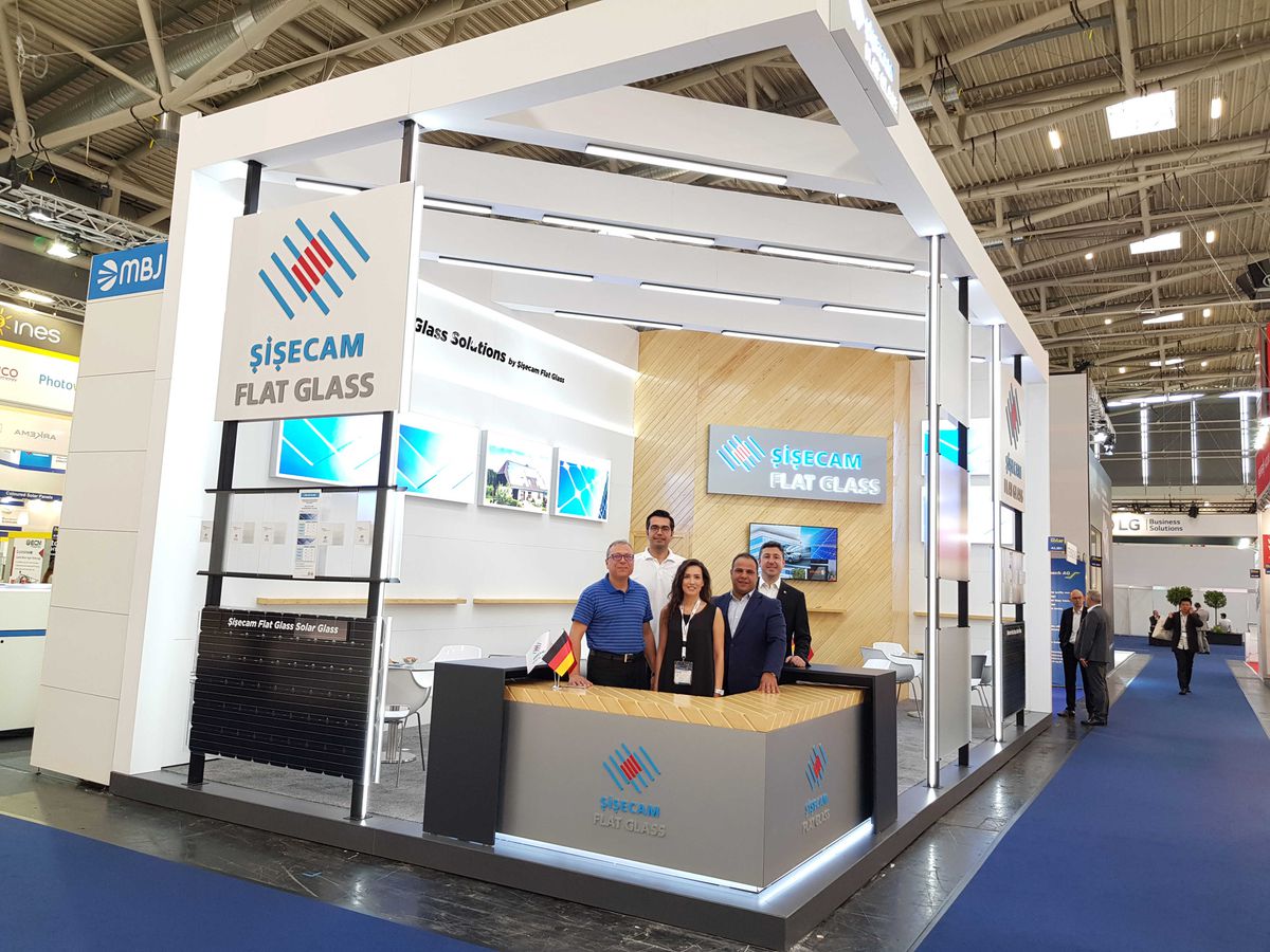 Şişecam Düzcam \'2018 Intersolar Fuarı\'ndaydı