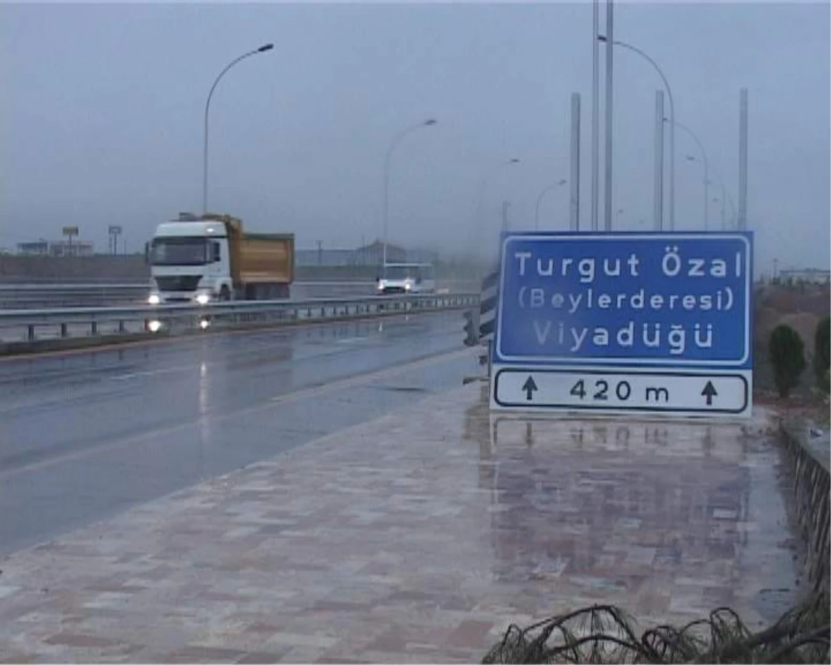 Turgut Özal Viyadüğü Geçici Olarak Kapatılıyor