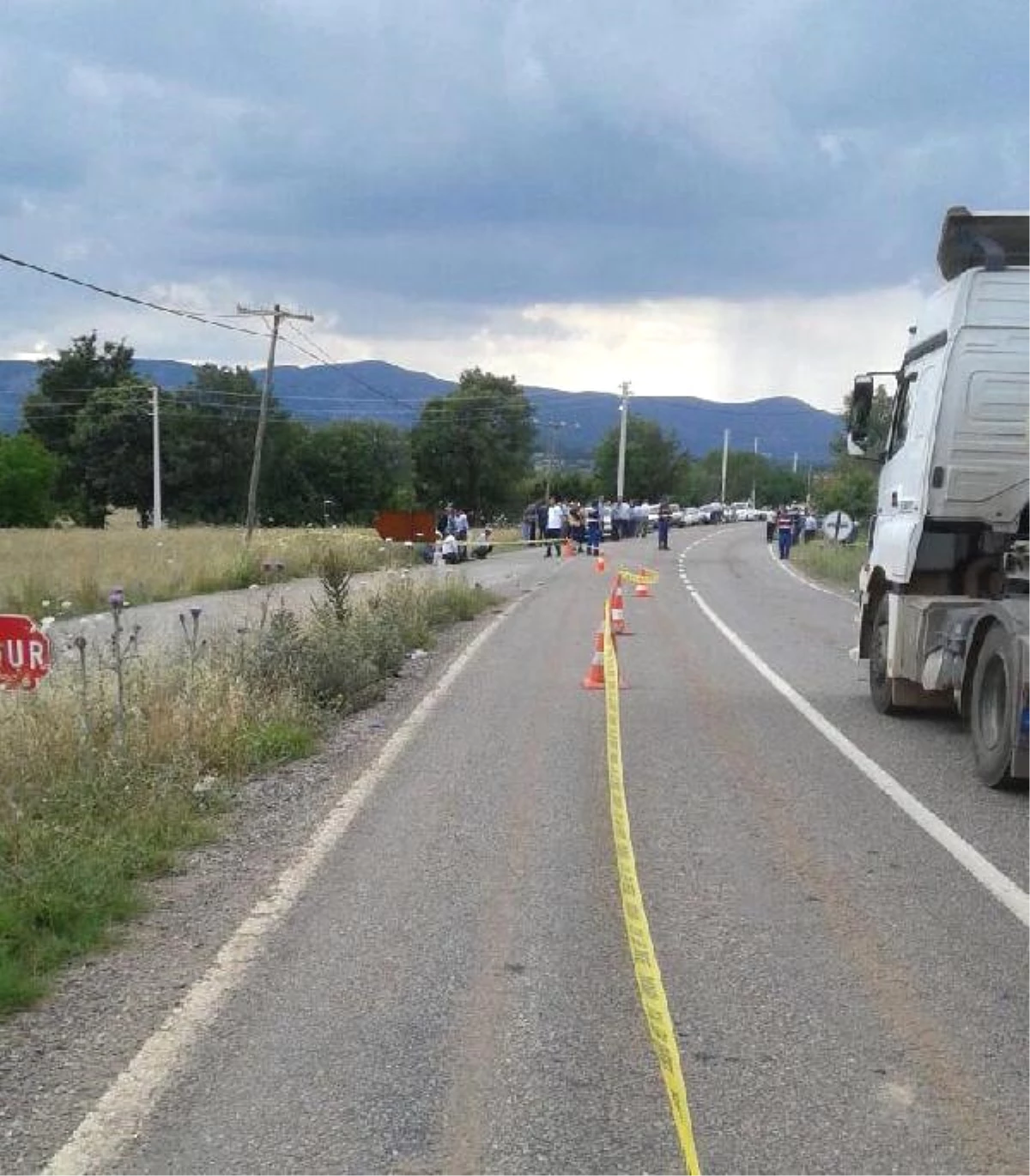 Kasksız Motosiklet Sürücüsü Mehmet Ali, Kazada Öldü