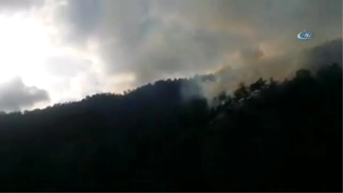 KKTC\'de Orman Yangını Kontrol Altına Alınamıyor