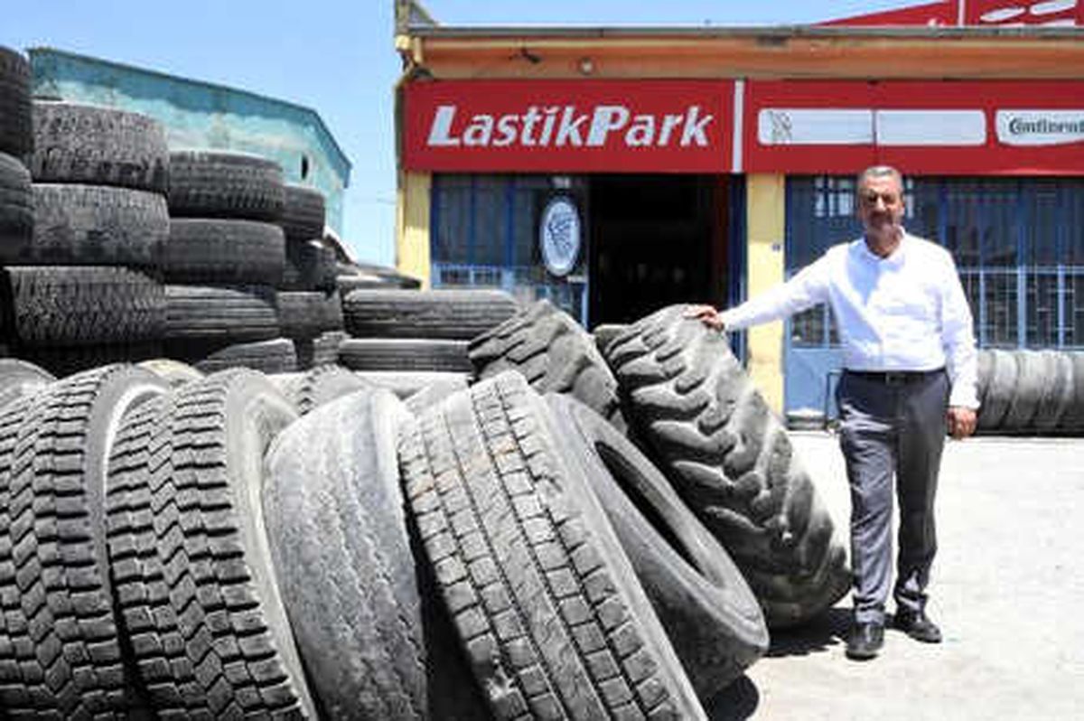 Van\'da Ömrü Tamamlanmış Lastikler Ekonomiye Kazandırılıyor