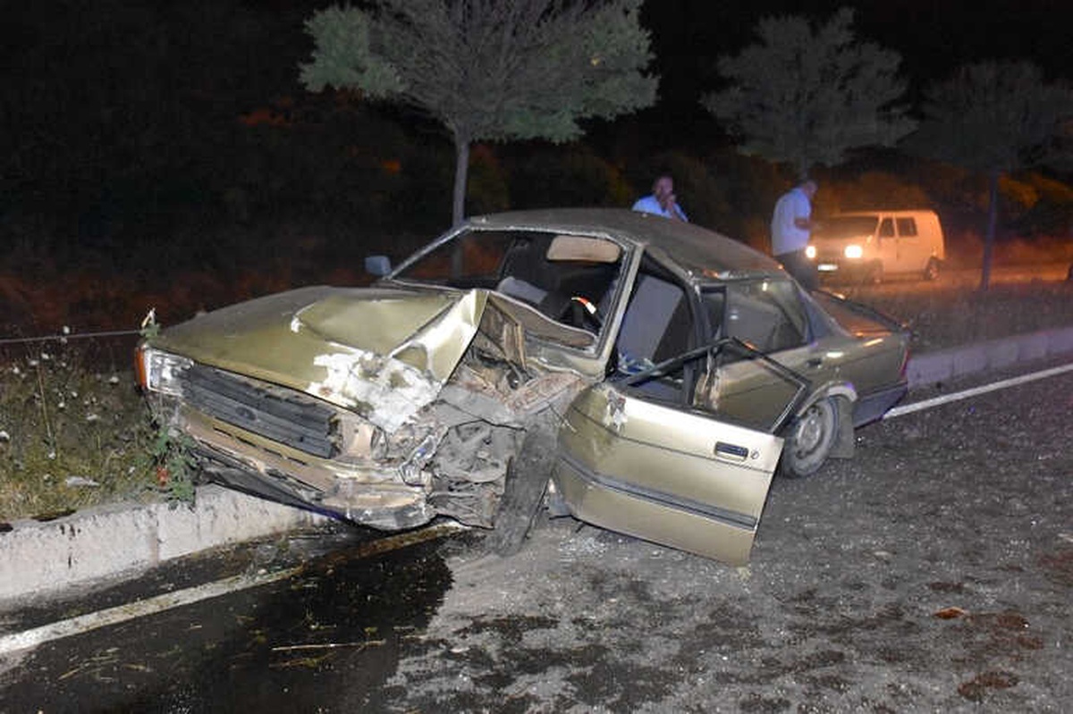 Otomobil Aydınlatma Direğine ve Ağaca Çarptı: 2\'si Çocuk, 7 Yararlı
