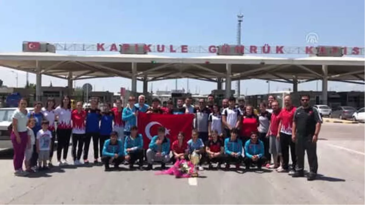 Avrupa Üçüncüsü Judoculara Sınırda Karşılama - Edirne