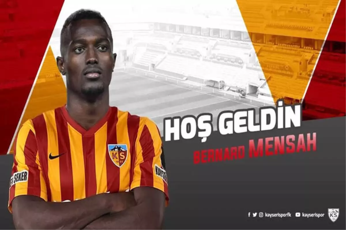 Bernard Mensah Kayserispor\'da