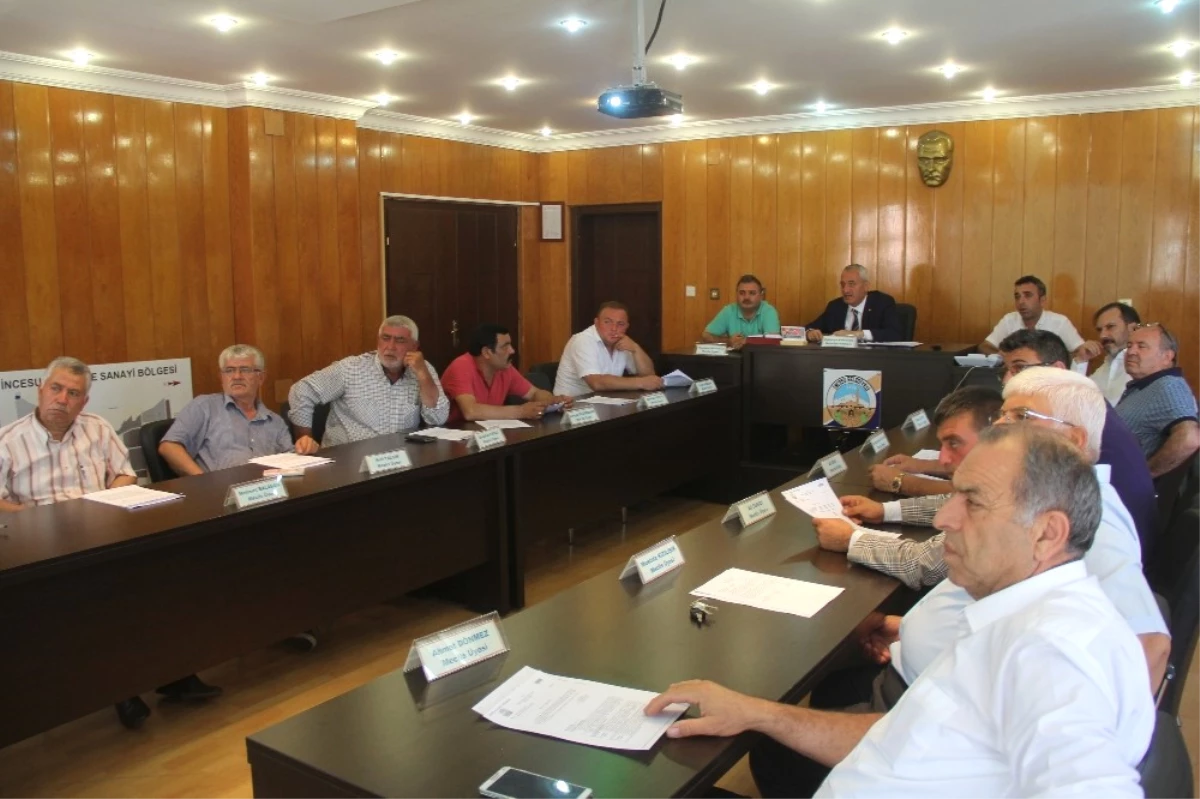 İncesu Belediyesinde Temmuz Ayı Meclis Toplantısı Yapıldı