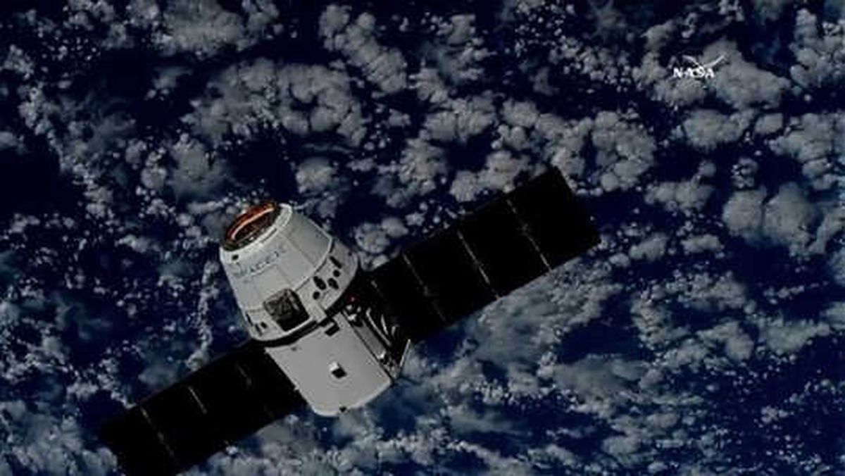 Spacex\'in Kargo Kapsülü Uzay İstasyonunda