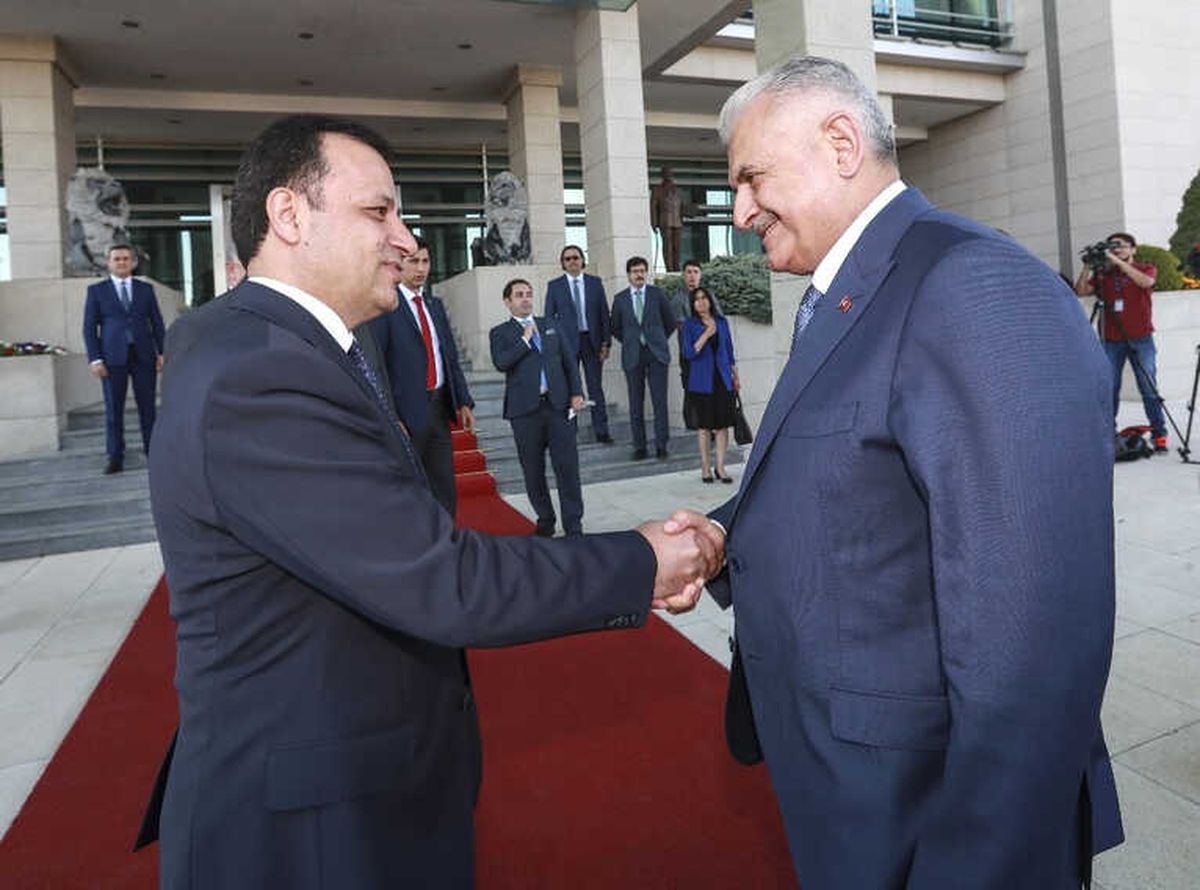 Başbakan Yıldırım\'dan Anayasa Mahkemesi Başkanlığına Veda Ziyareti