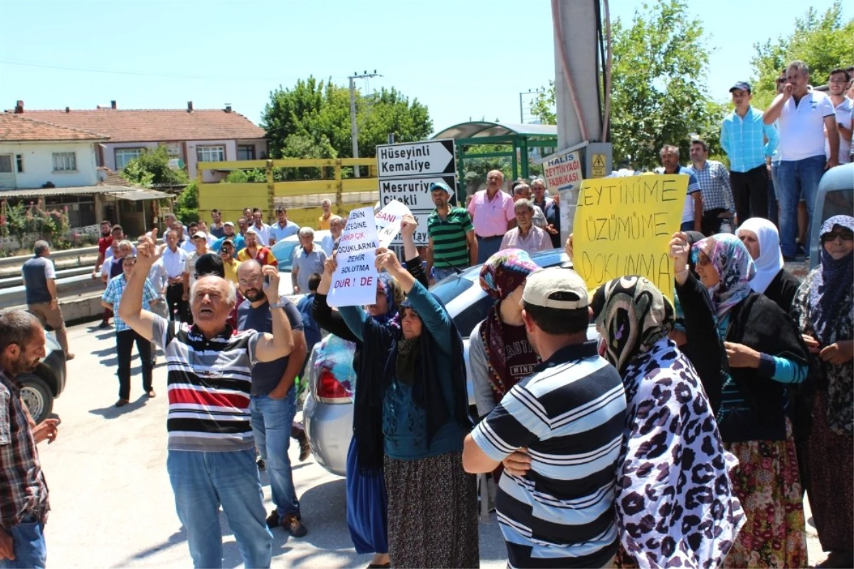 Çed Raporu İçin Gelenleri Mahalleli Yetkilileri Protesto Etti