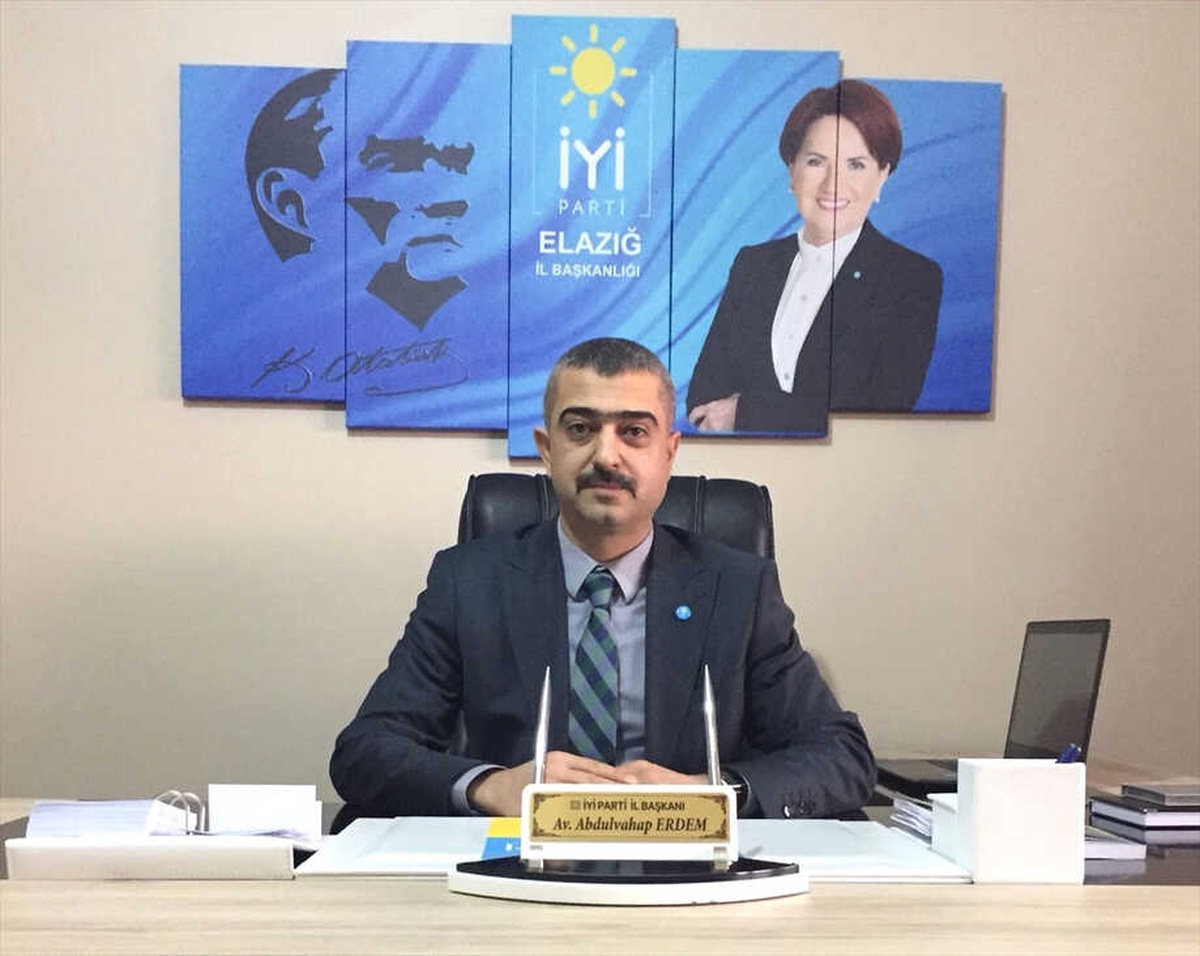 İyi Parti Elazığ Kurucu İl Başkanı Erdem İstifa Etti