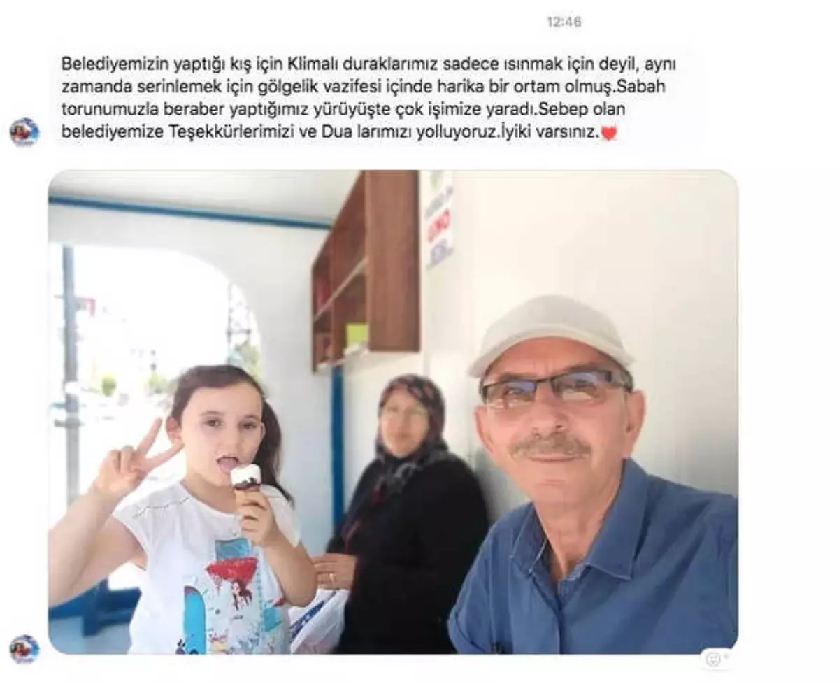 Klimalı Duraklar Yaz Sıcaklarında Yoğun İlgi Görüyor