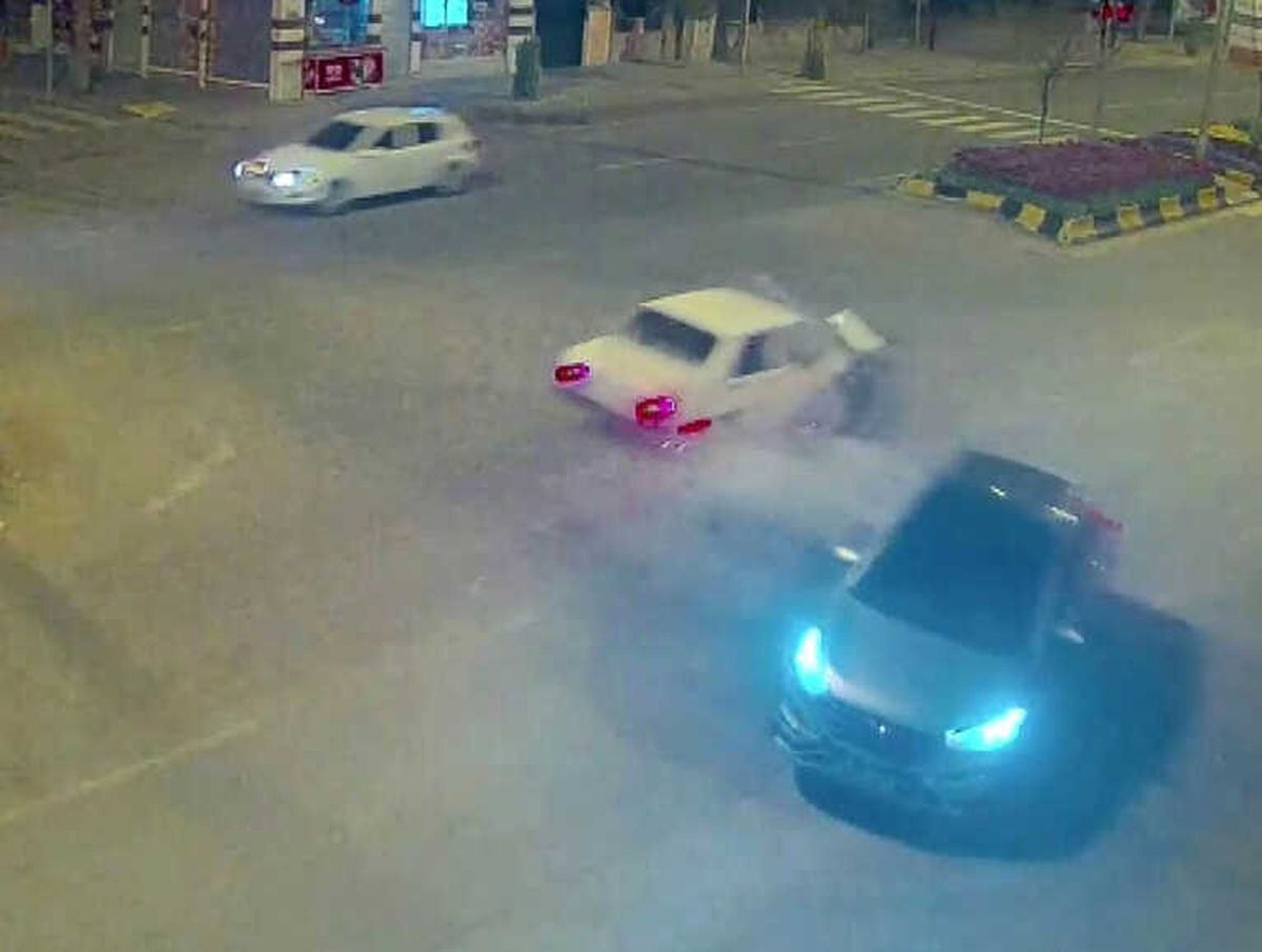 Trafik Kazası Mobese\'ye Yansıdı