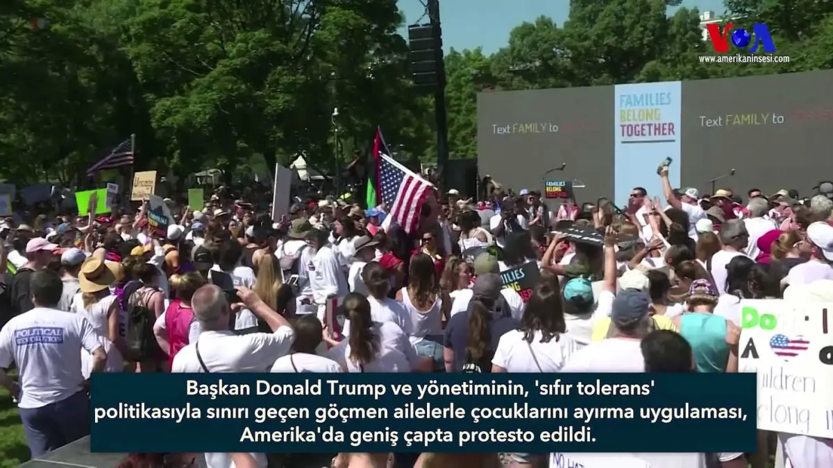 Trump\'ın Göçmenlik Politikalarına Karşı Yüzlerce Protesto