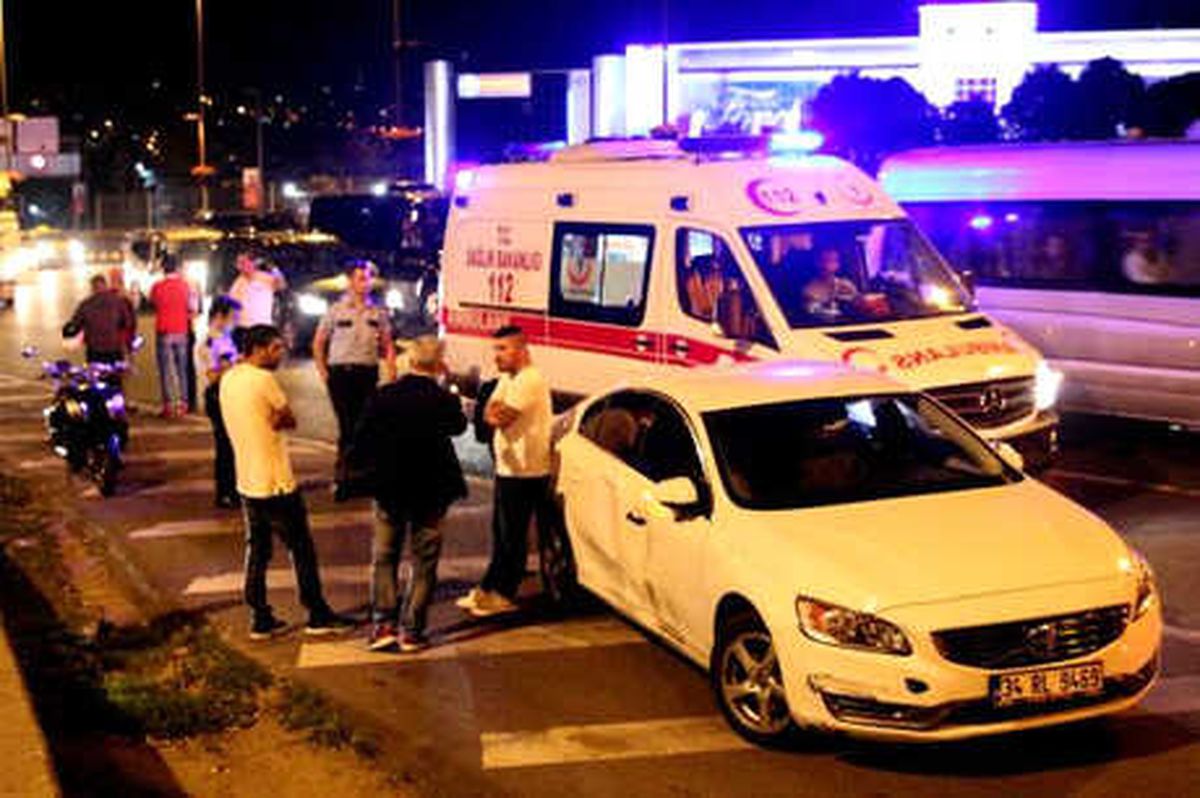 Eyüp\'te Trafik Kazası: 1 Yaralı