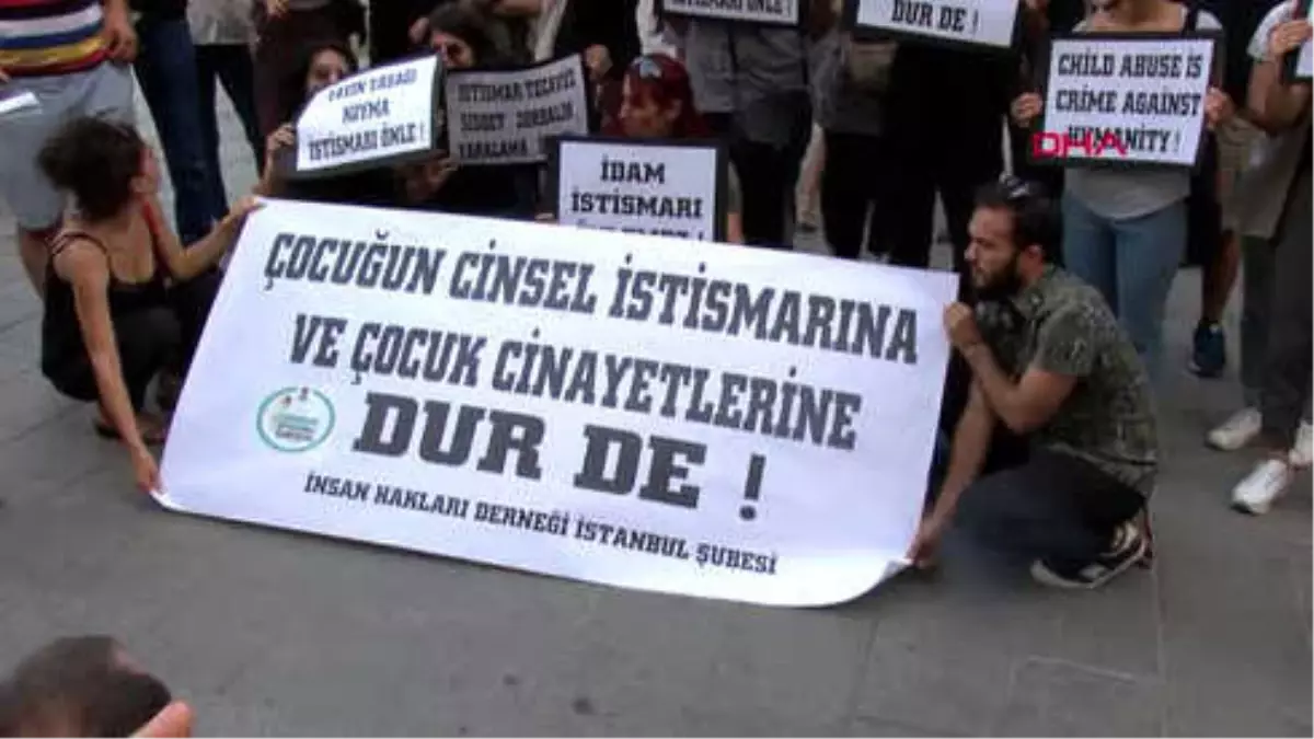 İstanbul Beyoğlu\'nda Eylül ve Leyla İçin Oturma Eylemi Hd