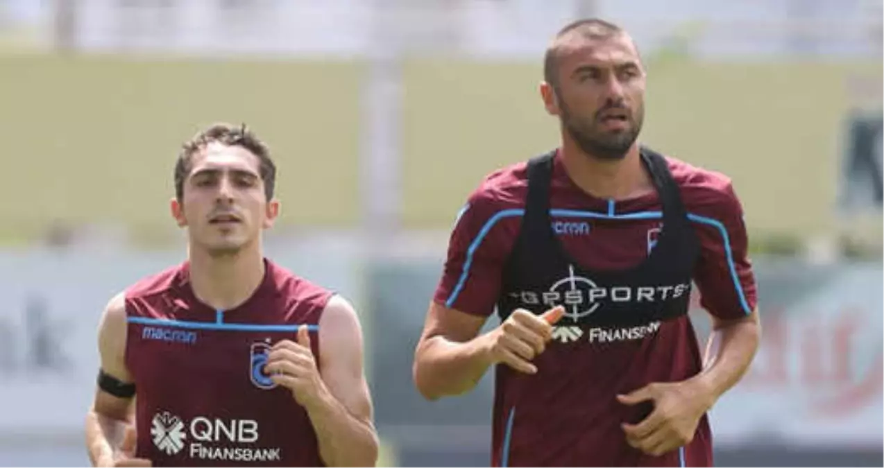 Trabzonspor\'da Sakatlığı Geçen Burak Yılmaz Çalışmalara Başladı