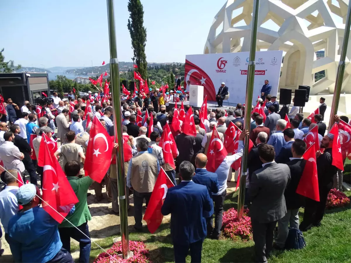 15 Temmuz Şehitleri İçin Köprüde Ortak Anma ve Basın Açıklaması