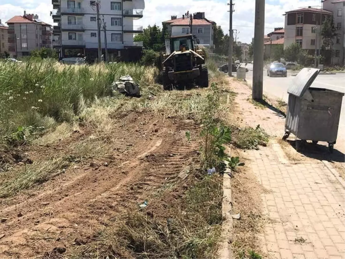 Beyşehir Belediyesinden Boş Arazilerde Yangın Önlemi