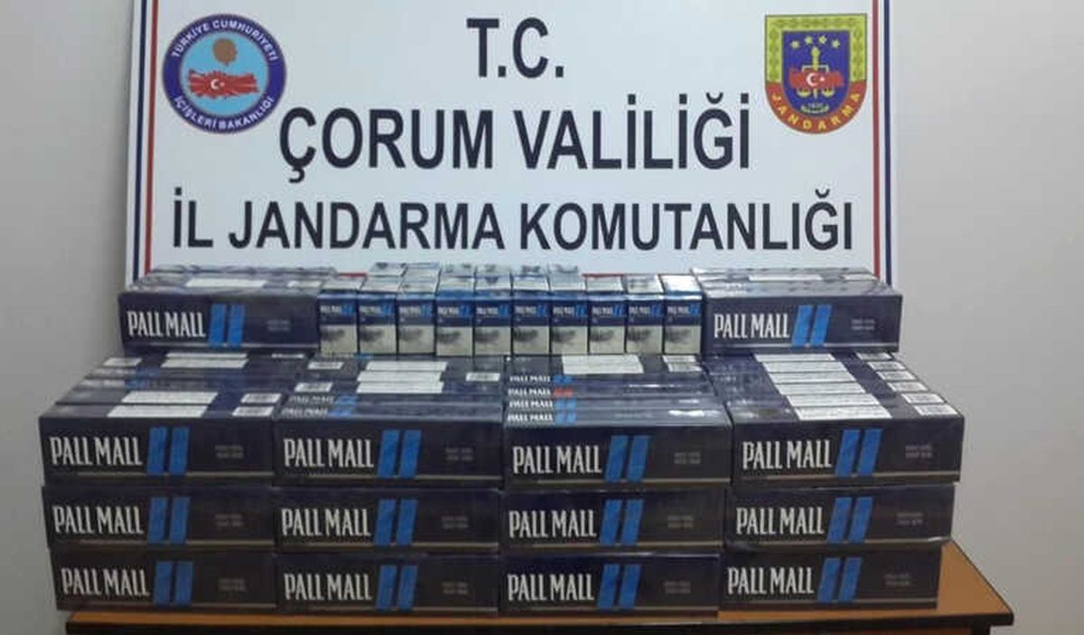 Jandarma\'dan Kaçak Sigara Operasyonu