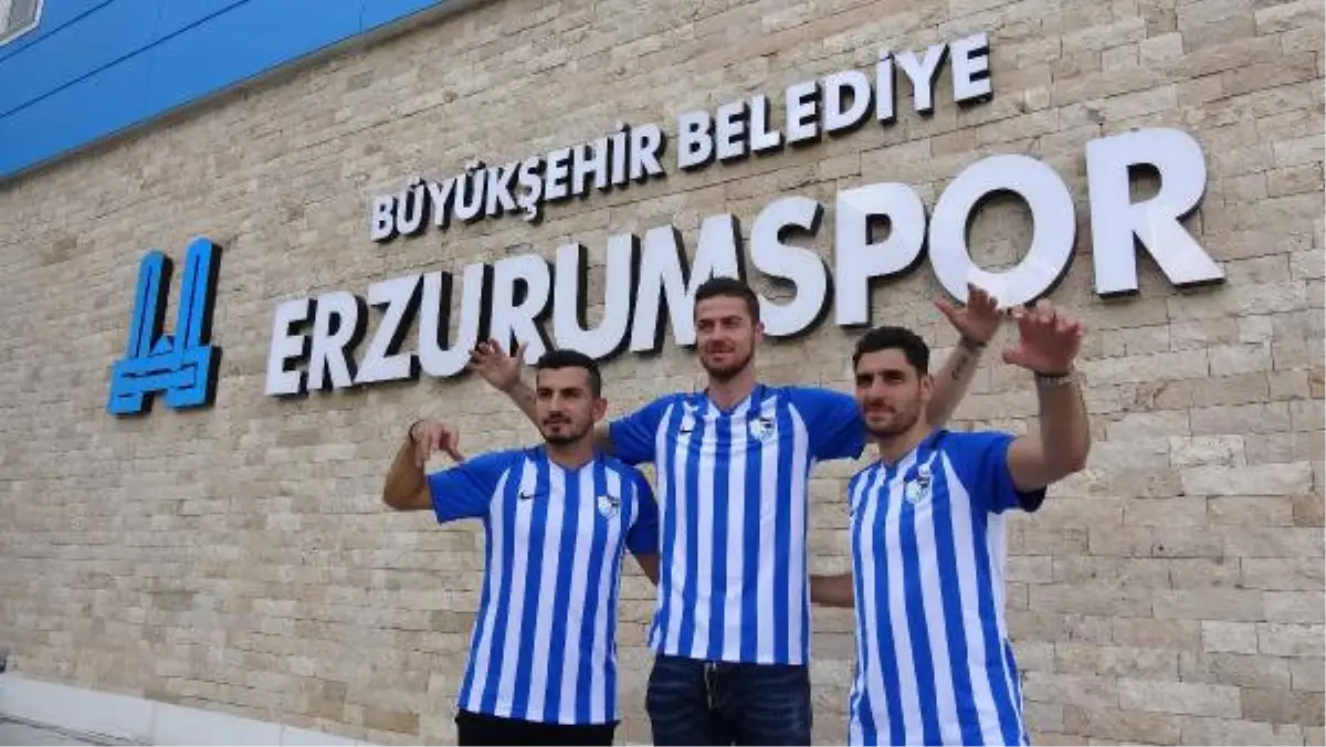 Büyükşehir Belediye Erzurumspor\'da 3 İmza