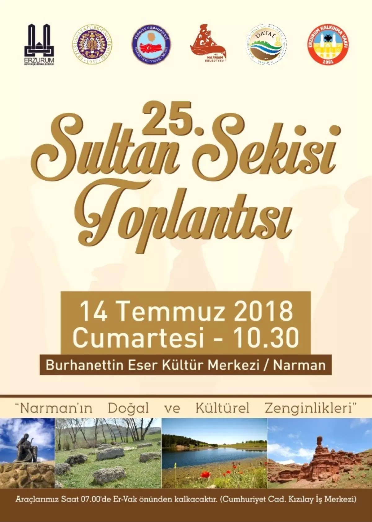 25.sultan Sekisi Toplantısı Aşık Sümmani Yurdu Narman\'da Yapılacak