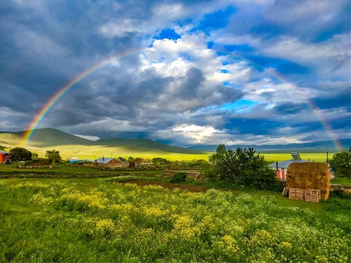 Ardahan\'da Sağanak Yağış Sonrası Muhteşem Manzara