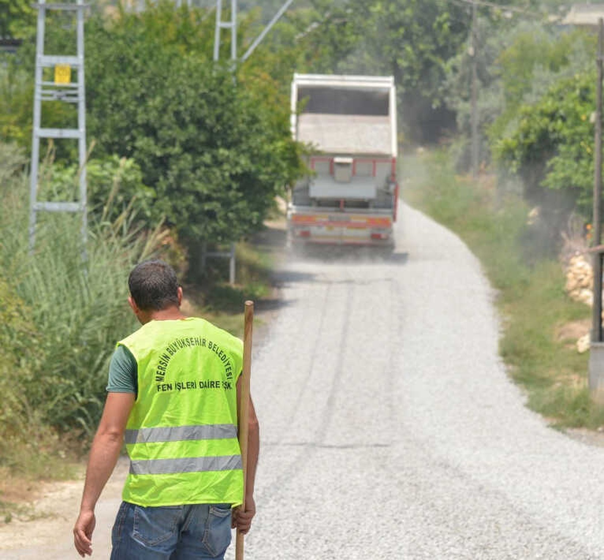 Büyükşehir\'de Yol Çalışmaları Sürüyor