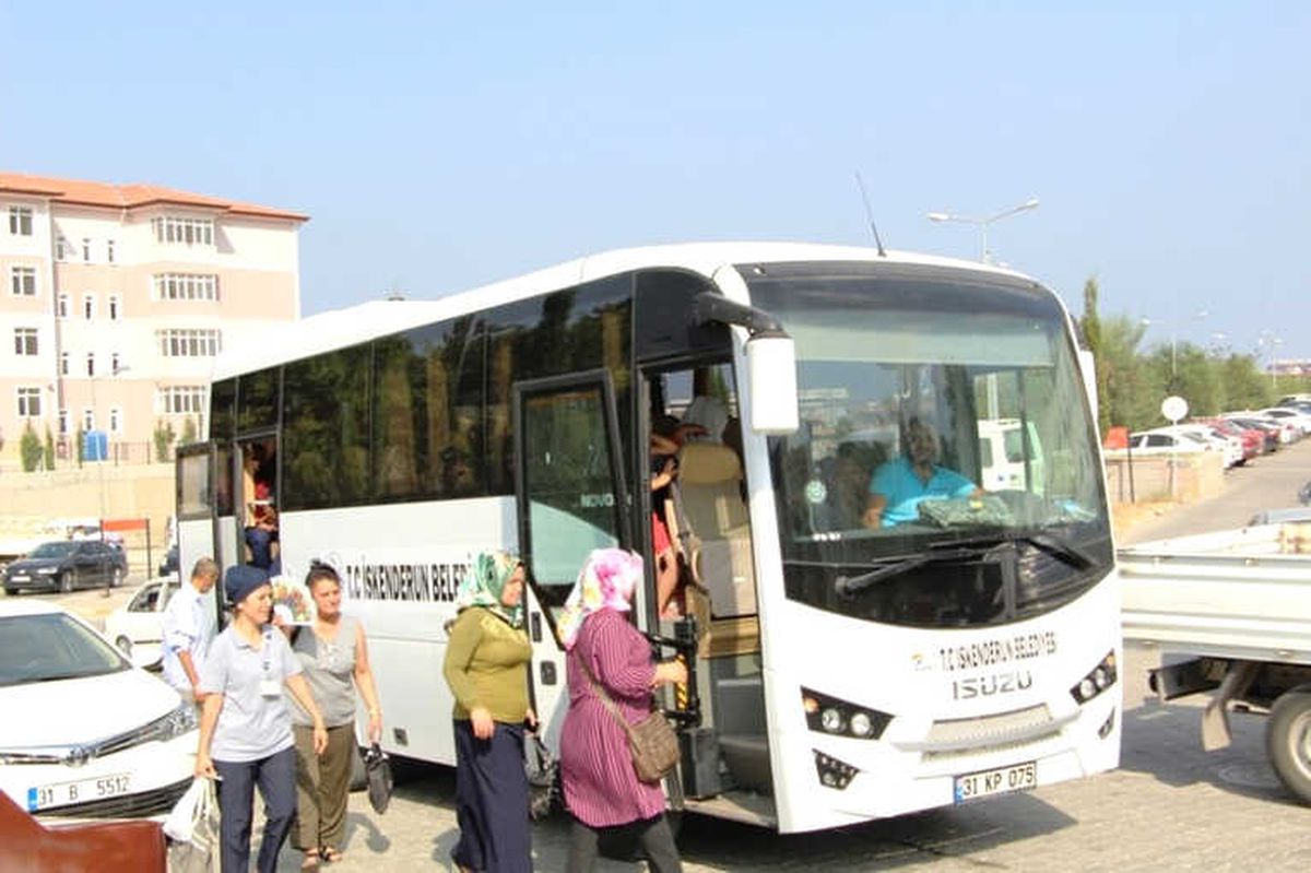 İskenderun Belediyesi\'nden Hastaneye Ücretsiz Ulaşım Hizmeti
