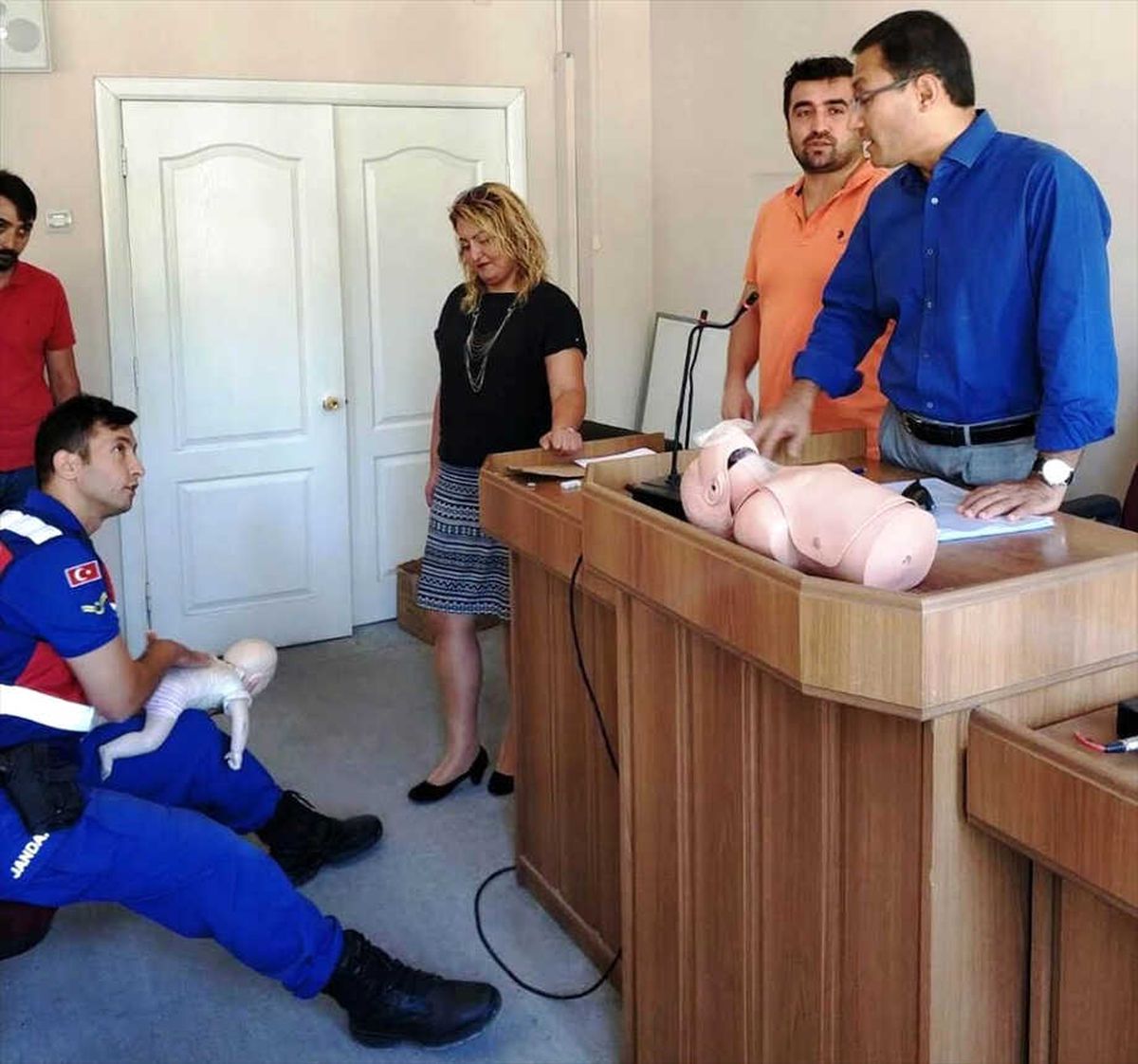 Jandarma Personeline İlk Yardım Eğitimi Verildi