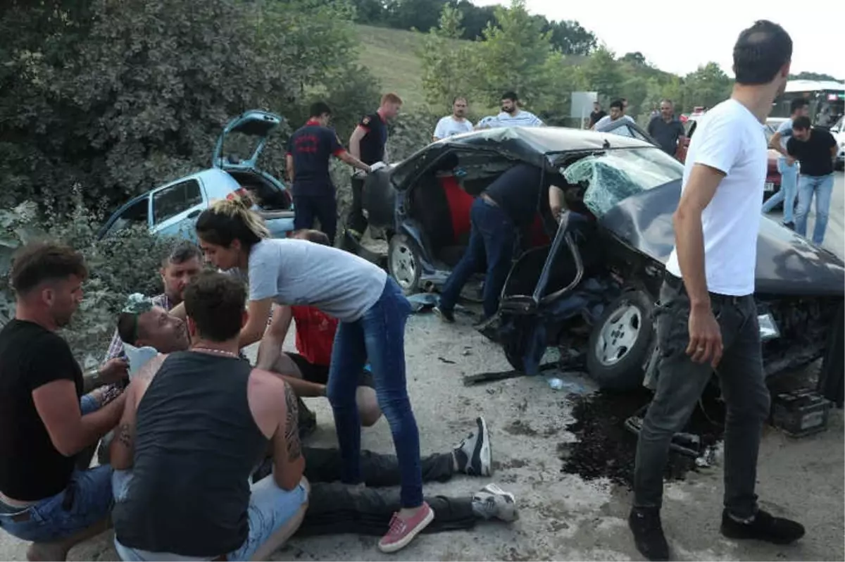 İzmit-Kandıra Yolunda Zincirleme Kaza: 9 Yaralı