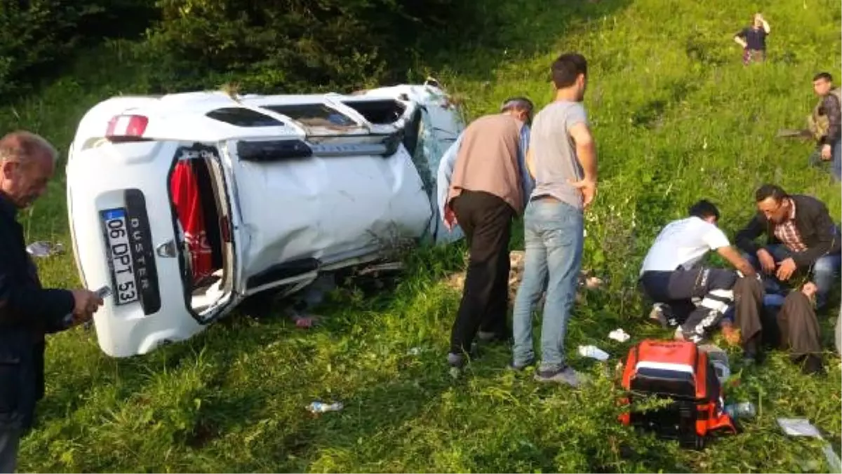 Trabzon\'da Yayla Dönüşü Kaza: 1 Ölü 3 Yaralı