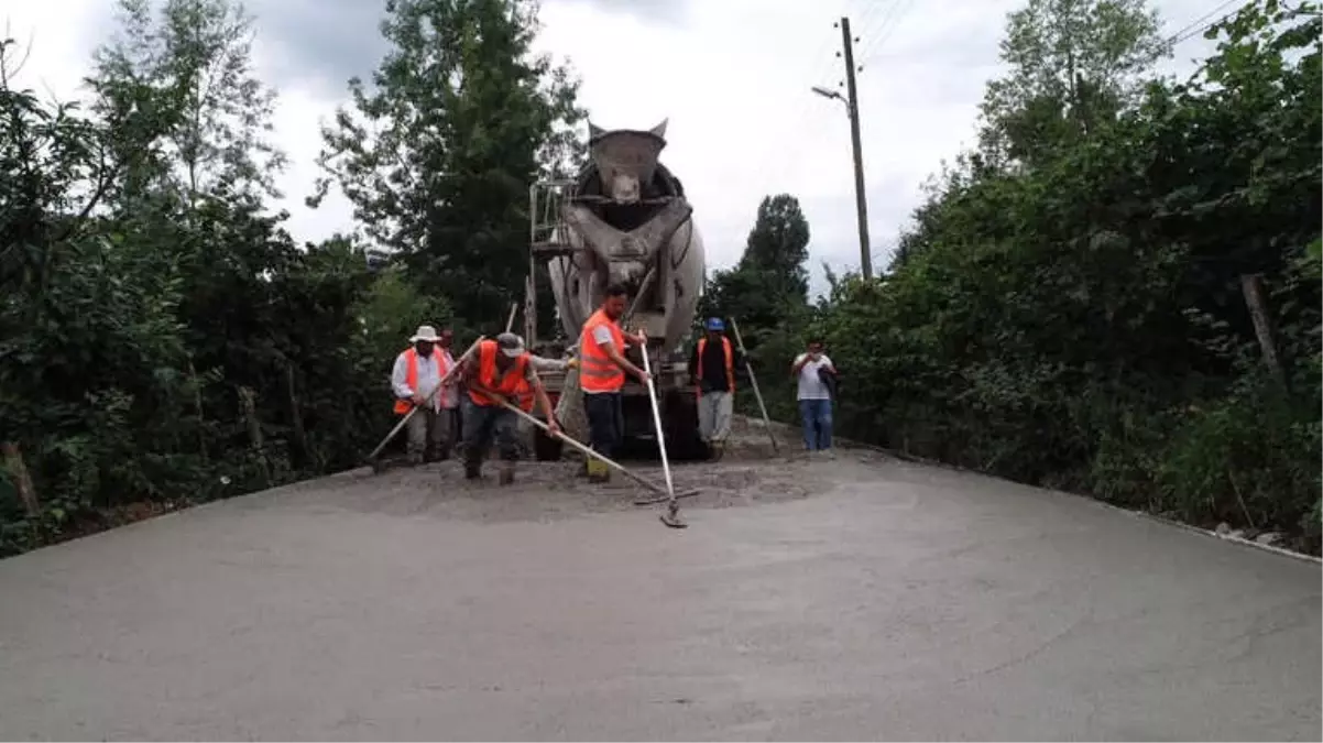 Altınordu Belediyesinden 4 Yılda 216 Kilometre Beton Yol