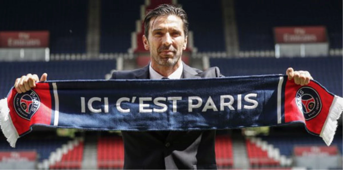 Psg\'nin Yeni Kalecisi Buffon Basına Tanıtıldı