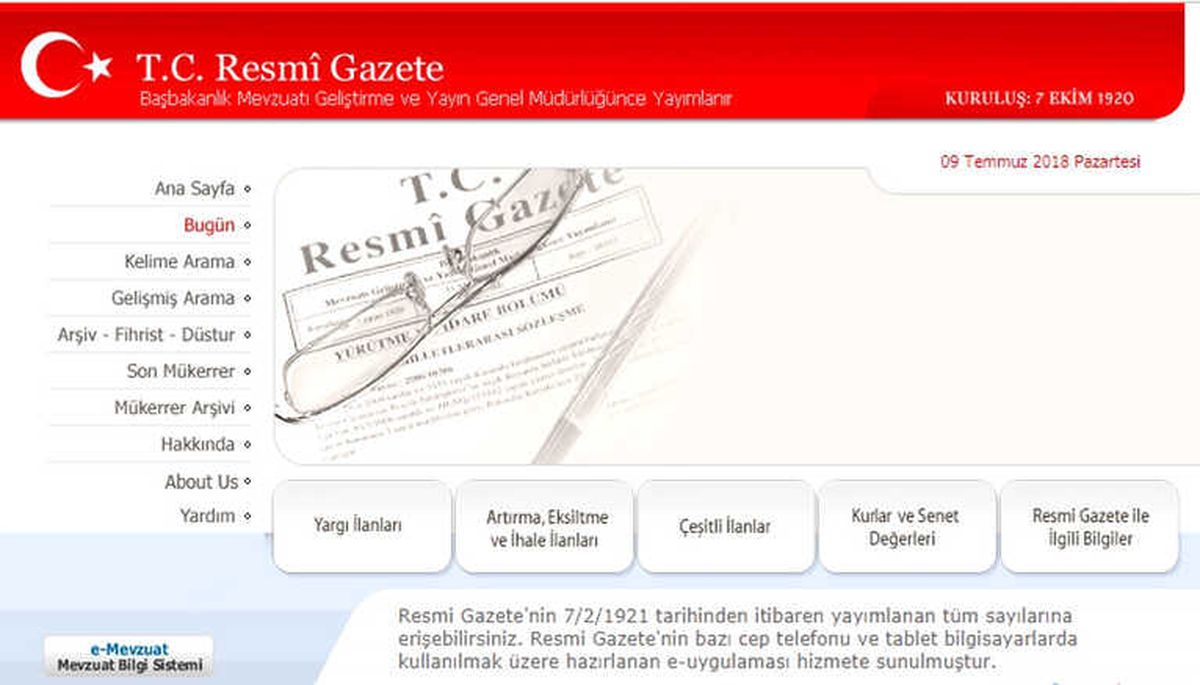 Yeni Khk ile Bakanlıklar Birleştirildi