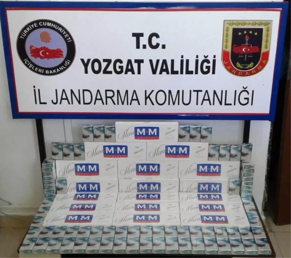 Yozgat\'ta 330 Paket Kaçak Sigara Ele Geçirildi