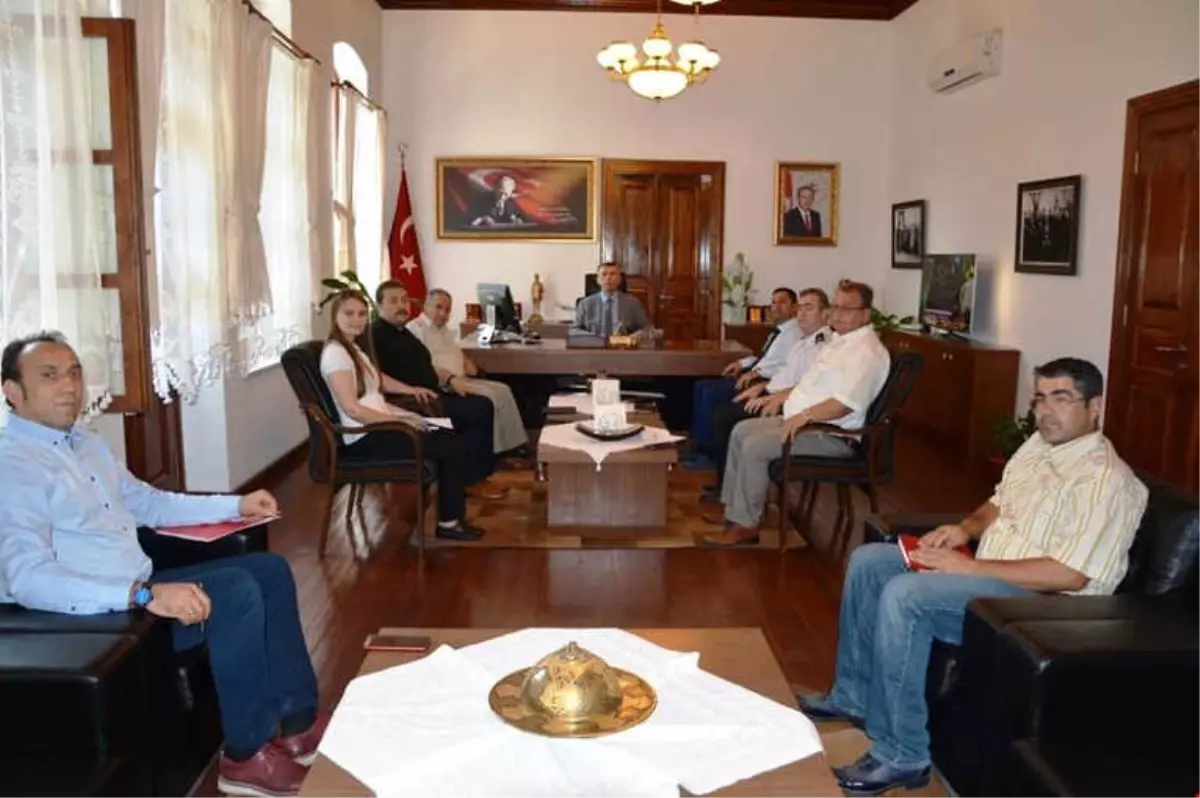 15 Temmuz Şehitleri Anma, Demokrasi ve Milli Birlik Günü" Hazırlık Toplantısı, Kaymakam Sırmalı...