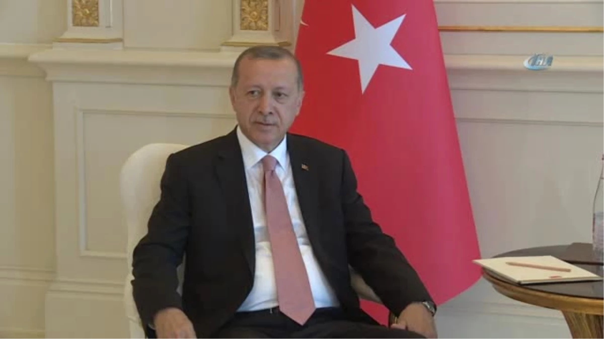 Başkan Erdoğan, Azerbaycan Cumhurbaşkanı Aliyev ile Görüştü