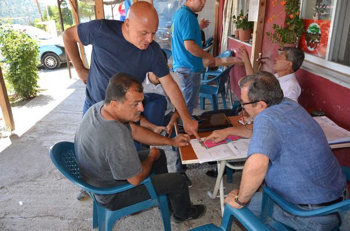 Dursunbey Osb\'yi İnşa Edecek Firma Yetkilileri İlçeye Geldi