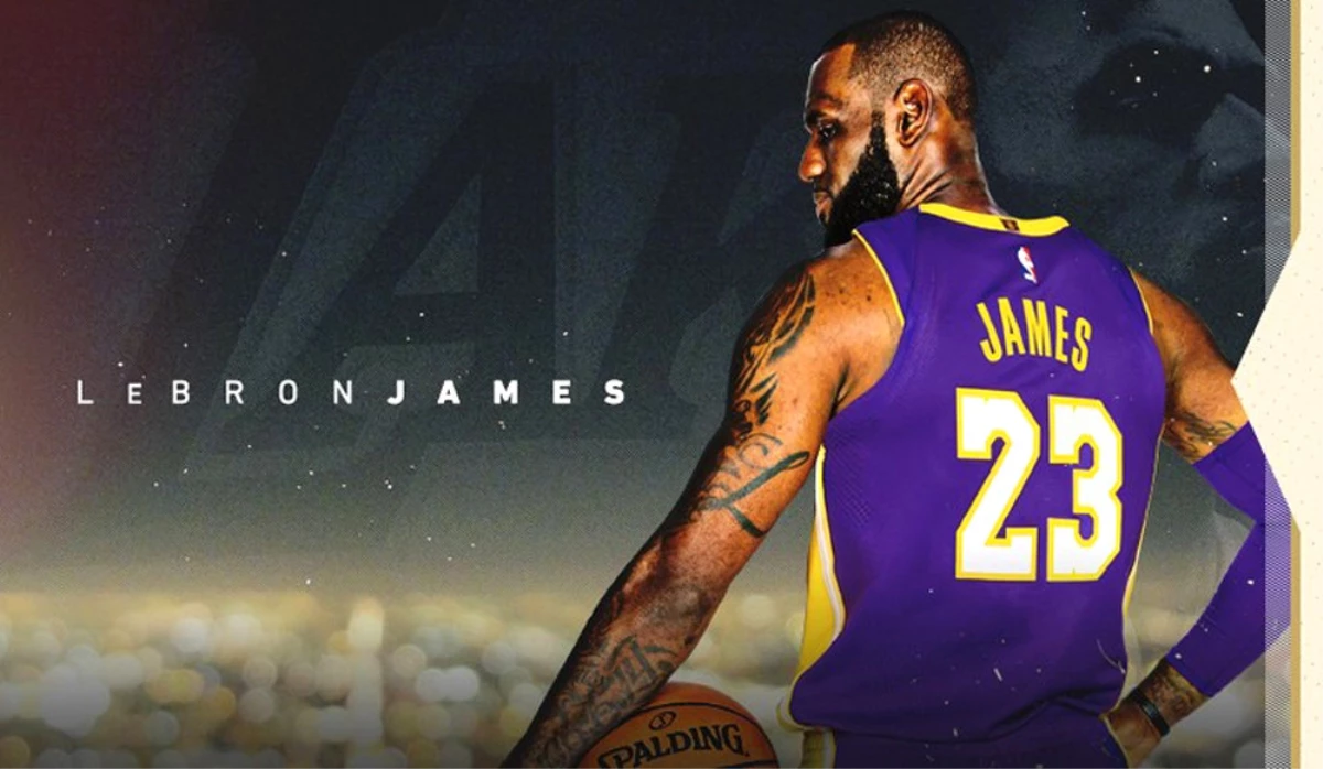 Lebron James Resmen Los Angeles Lakers\'ta