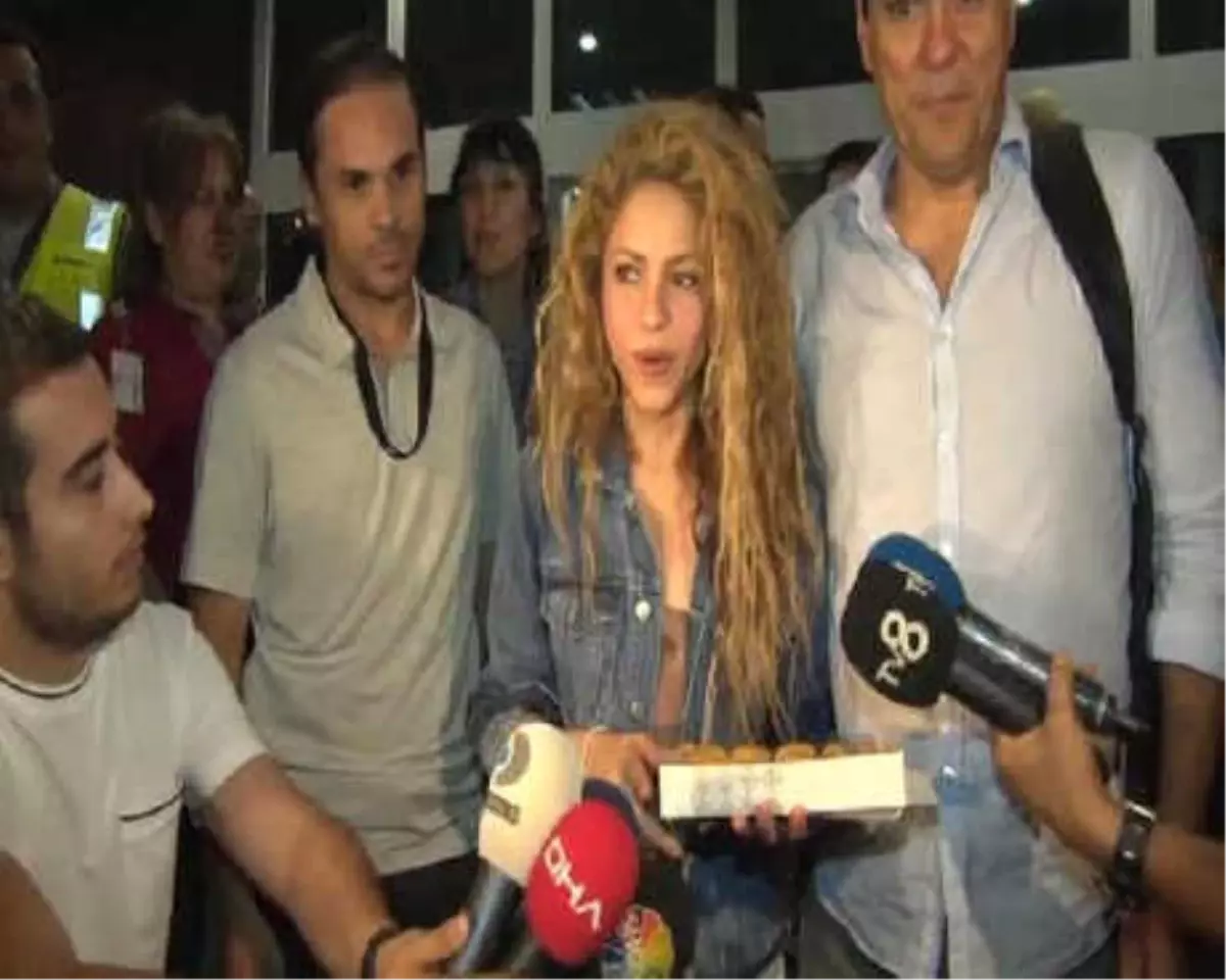 Shakira İstanbul\'a Geldi