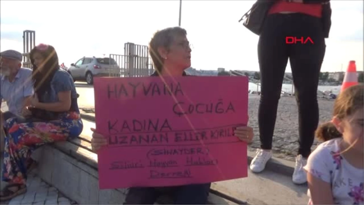 Silivri\'de Çocuk İstismarı ve Kadına Şiddet Protestosu