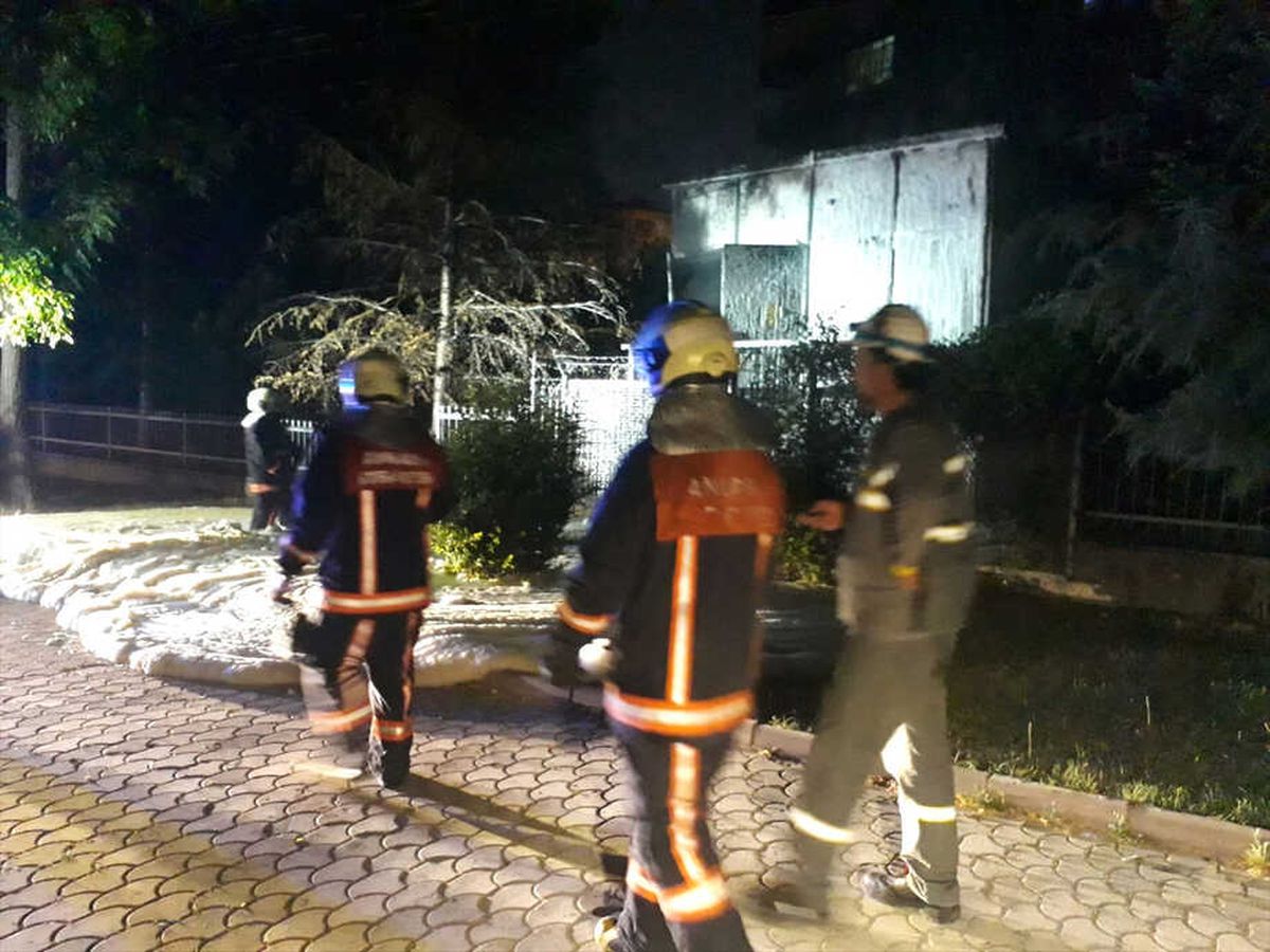Başkentte Trafo Patlaması