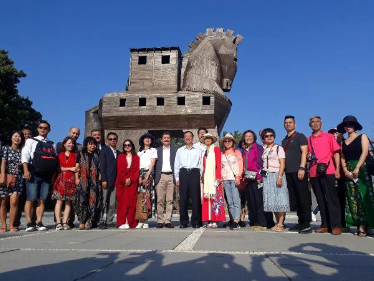 Çin Halk Cumhuriyeti Kültür ve Turizm Bakanı, Troya Ören Yeri\'ni Gezdi