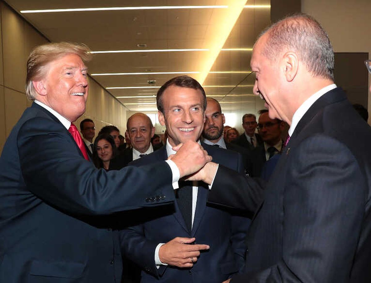 Erdoğan\'dan Macron ve Trump ile Samimi Sohbet