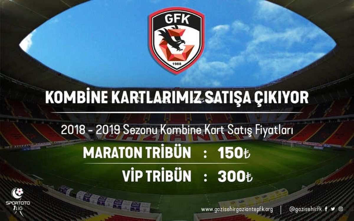Gazişehir\'de Kombineler Satışa Çıkıyor