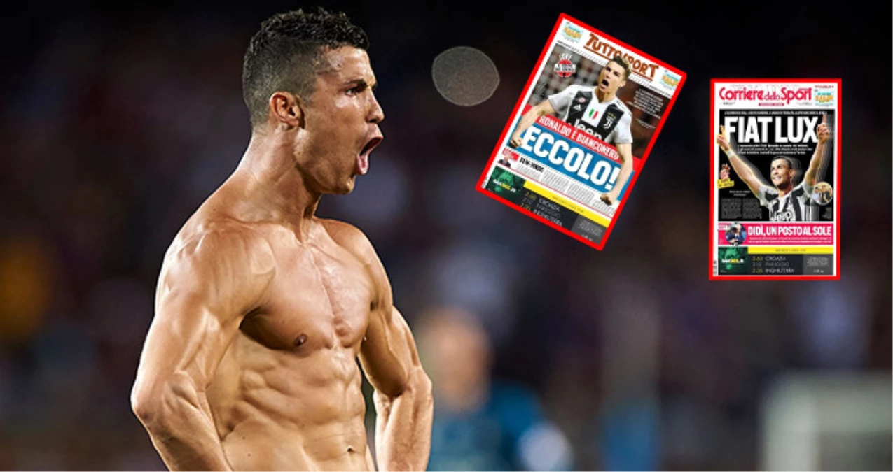 Juventus\'un Cristiano Ronaldo Transferi, İtalyan Basınını Salladı