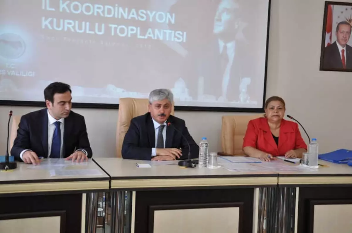 Kars\'ta 3\'ncü Dönem Koordinasyon Kurulu Toplantısı Yapıldı