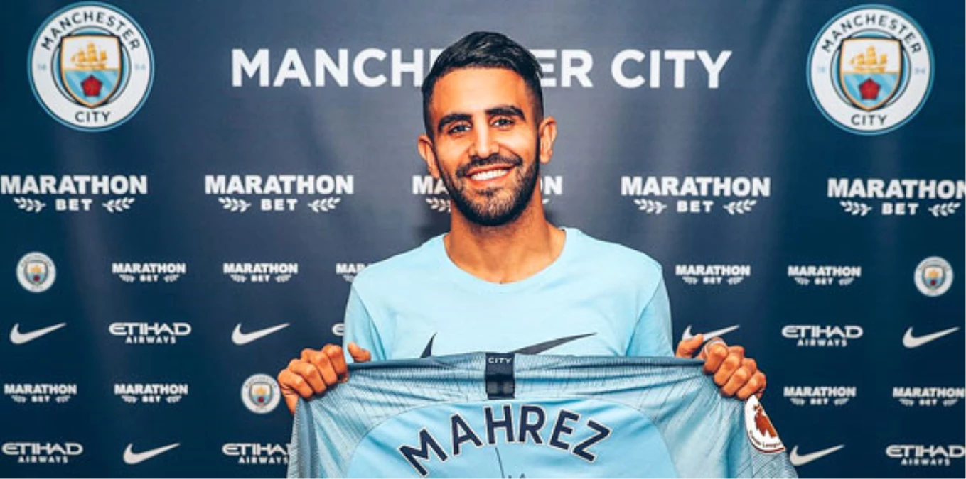 Riyad Mahrez, Manchester City\'de!
