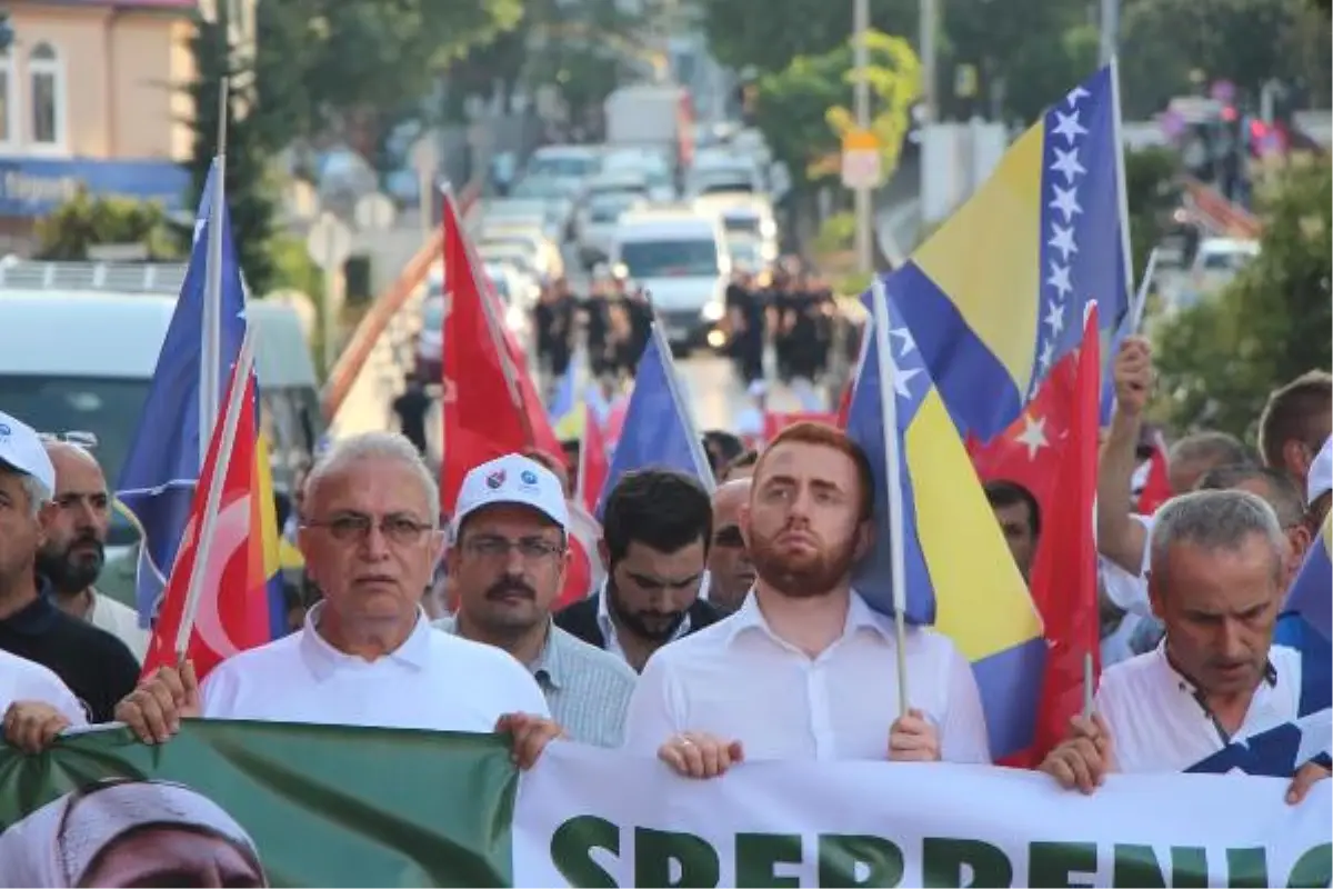 Samsun, \'Srebrenitsa\' Katliamına Tepki İçin Yürüdü