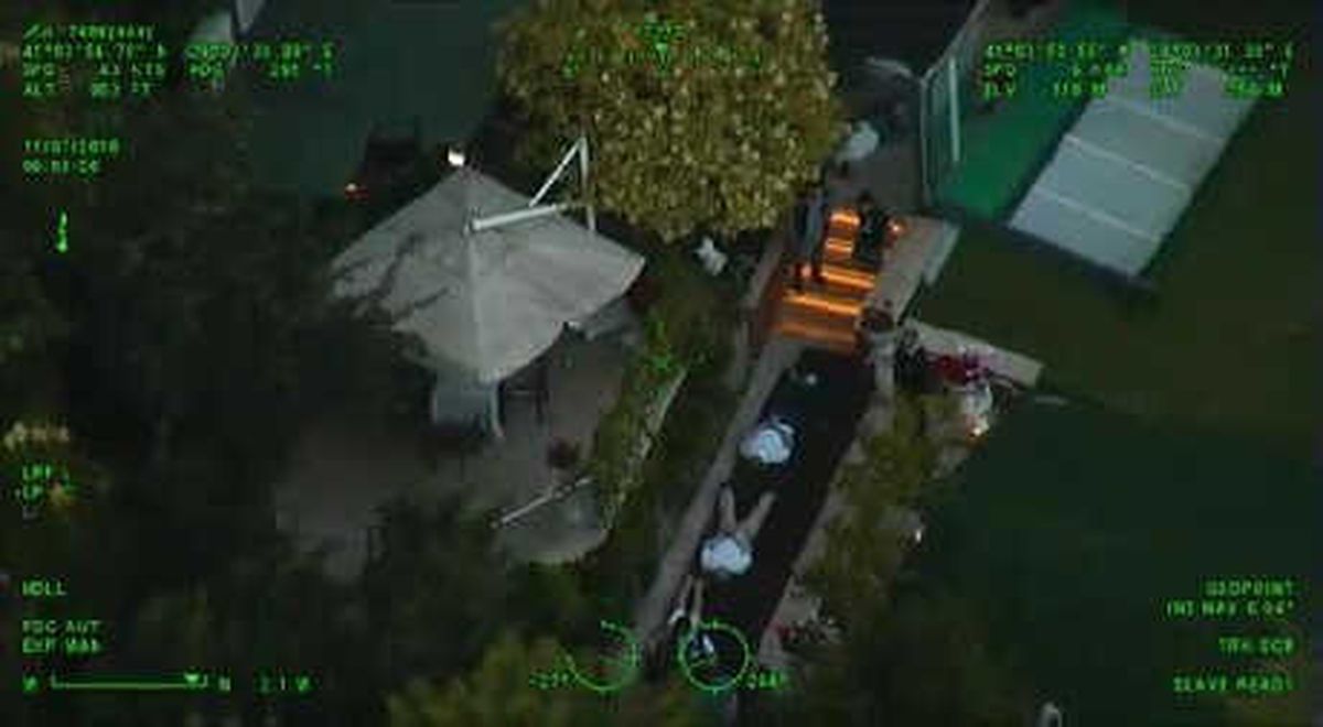 Adnan Oktar Grubuna Kandilli\'deki Villada Yapılan Operasyon Helikopter Kamerasında