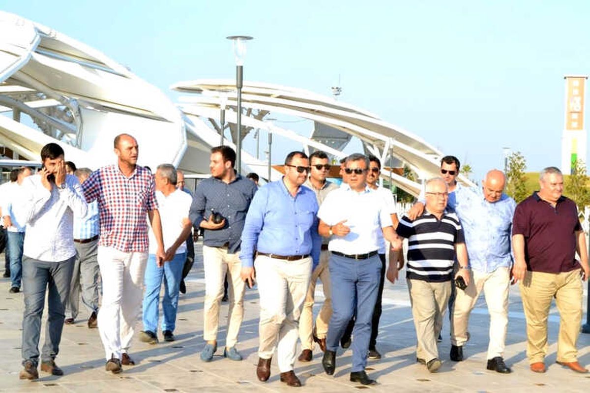 AK Parti Heyeti Expo\'yu Gezdi